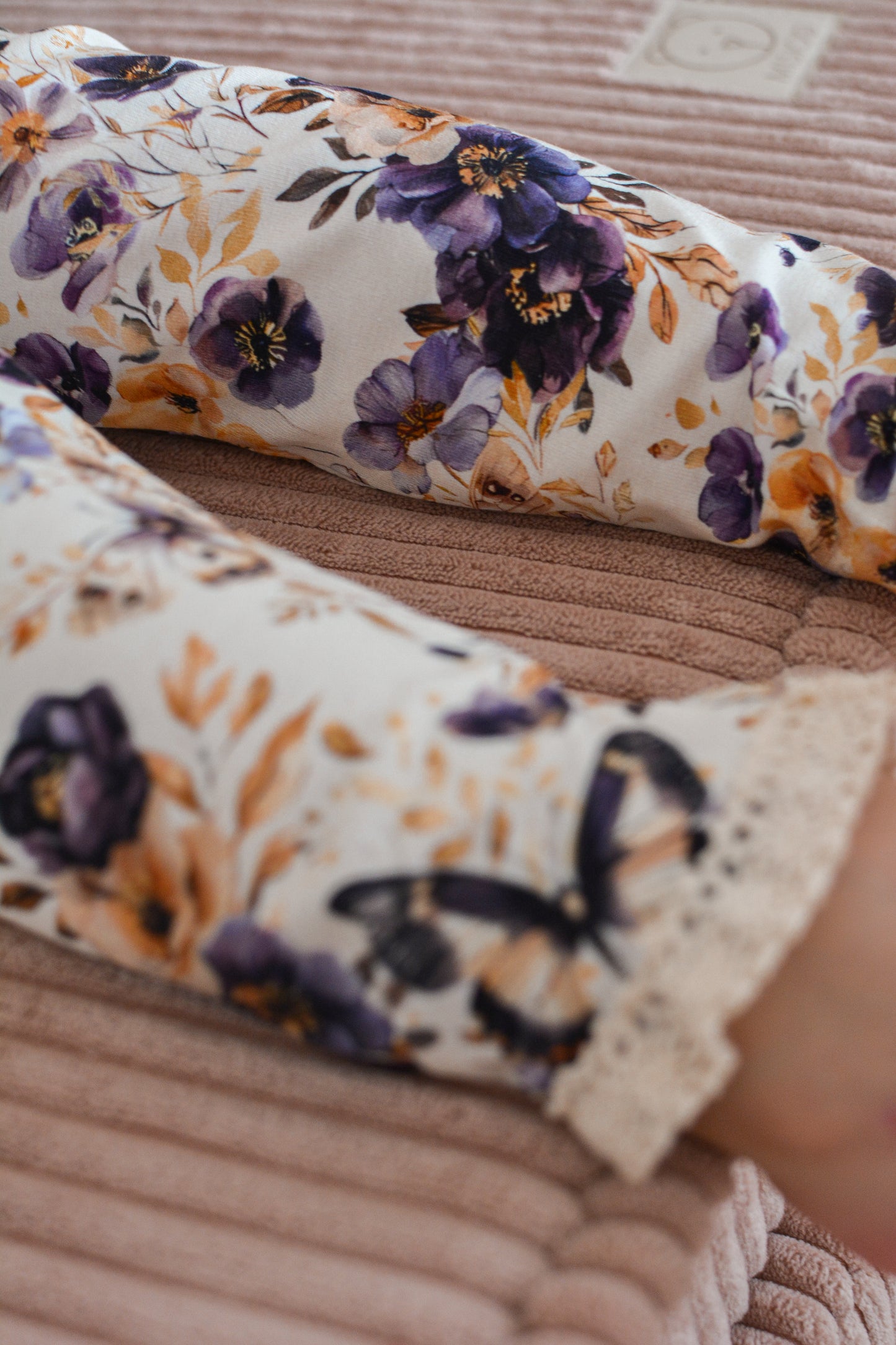 Fioletowe Motylki Legginsy