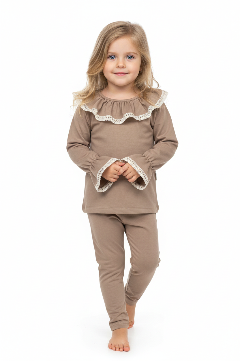 Komplet Noelle Beżowy