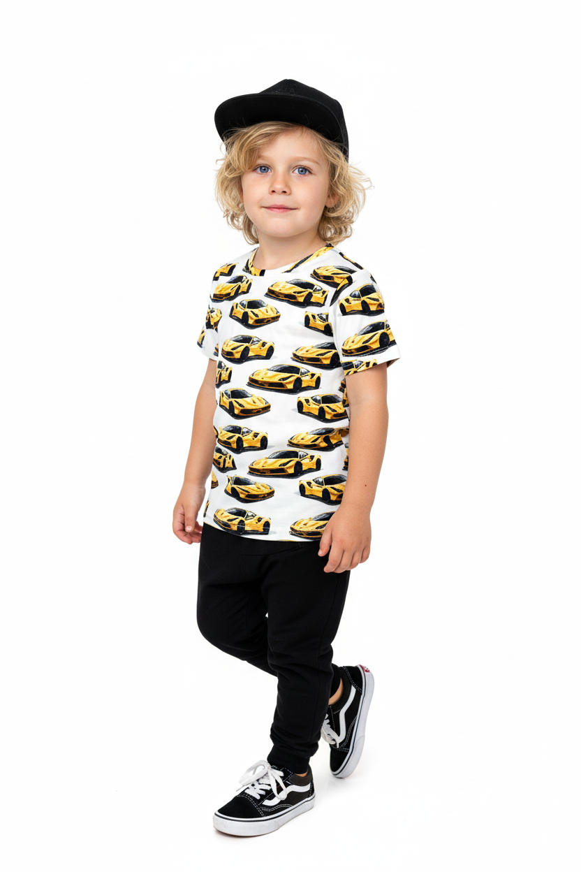 T-shirt Yellow MacLaren