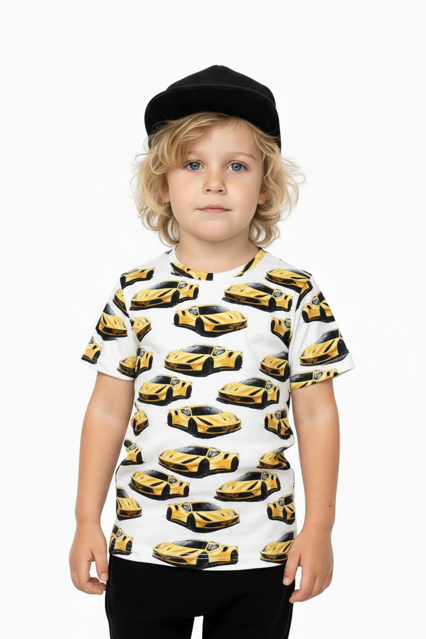 T-shirt Yellow MacLaren