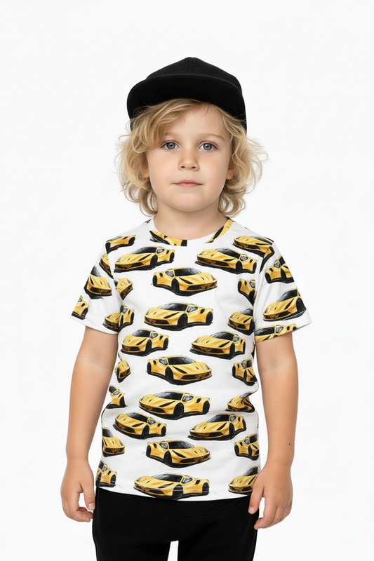 T-shirt Yellow MacLaren