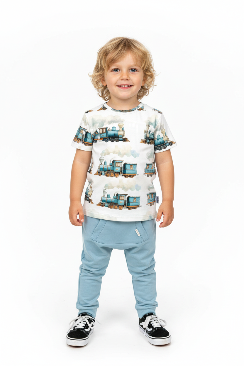 T-shirt Colorful Trains