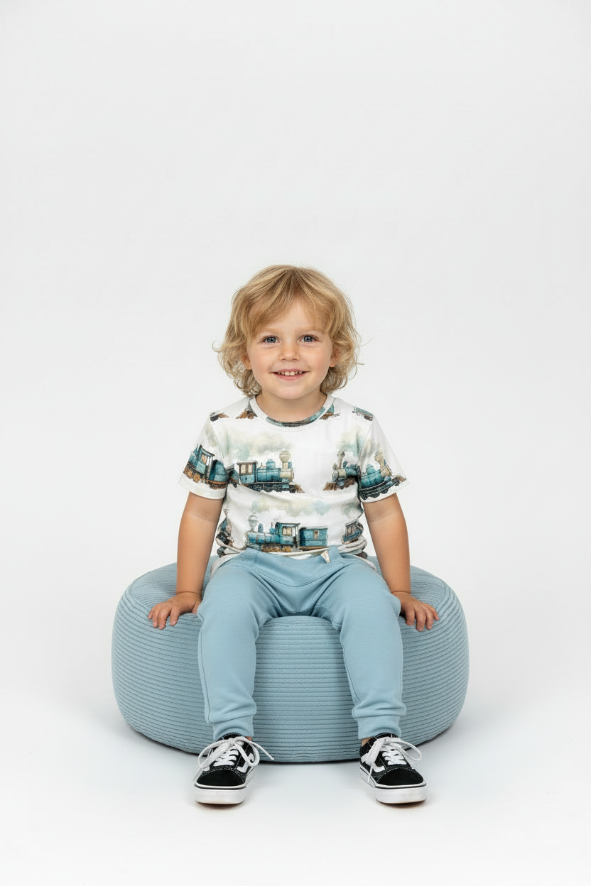 T-shirt Colorful Trains