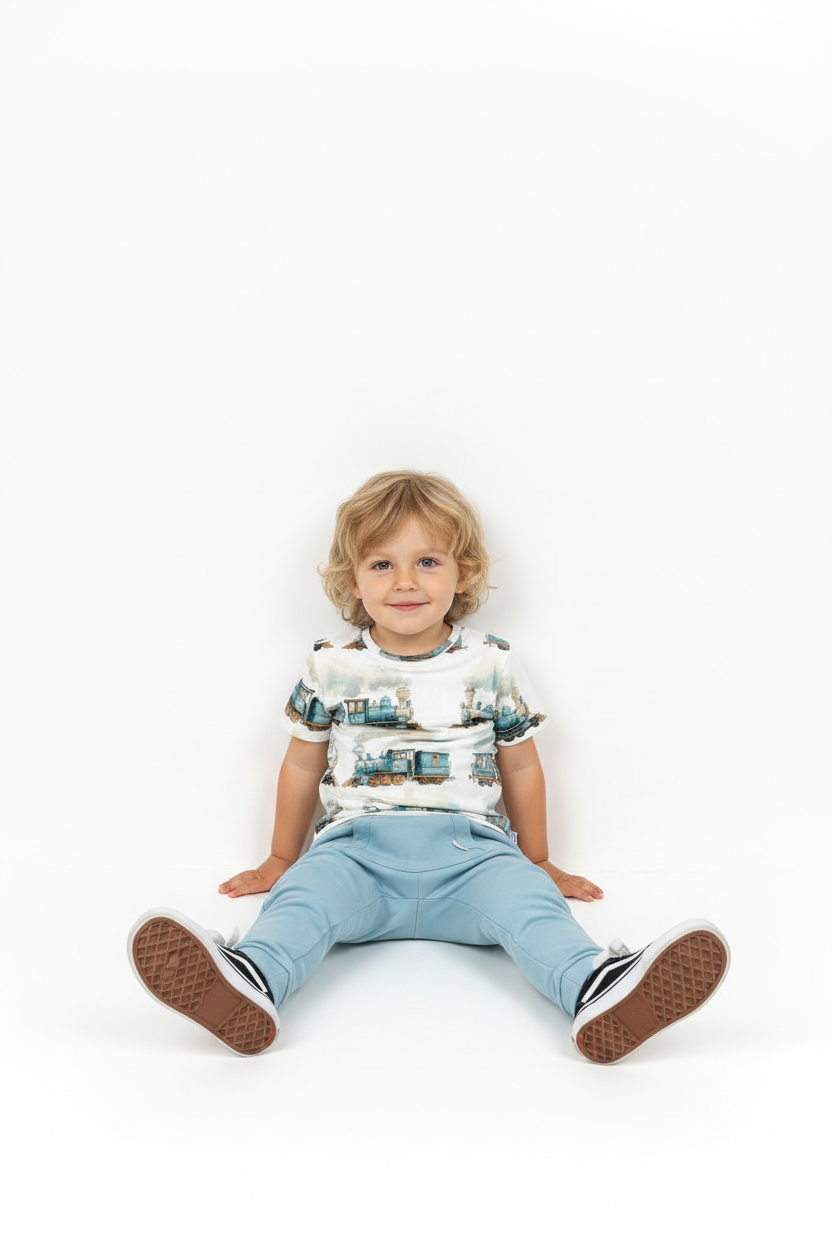 T-shirt Colorful Trains