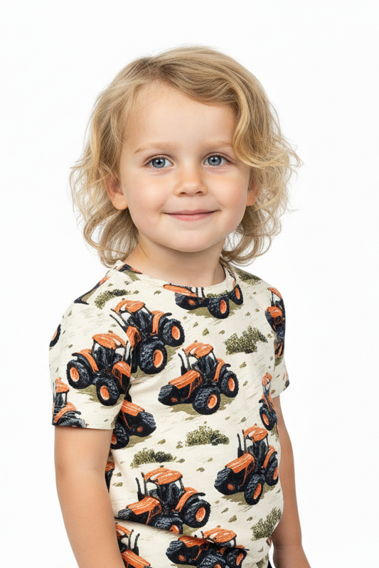 T-shirt Traktor Orange
