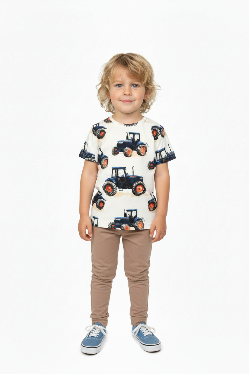T-shirt Tractor Dark Blue