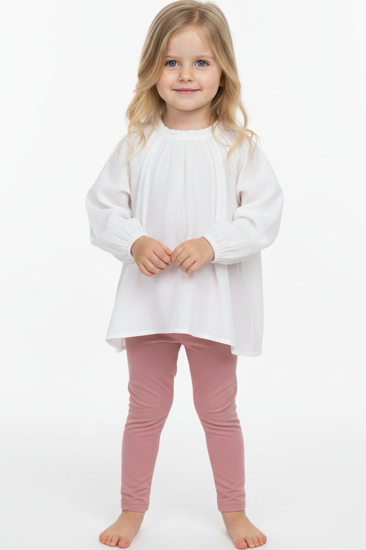 Legginsy Pudrowy Róż