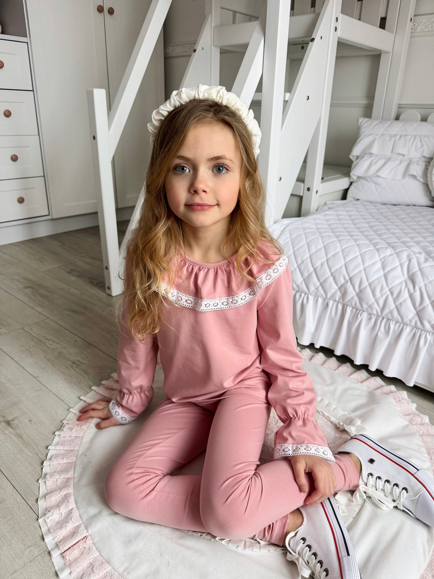 Legginsy Pudrowy Róż