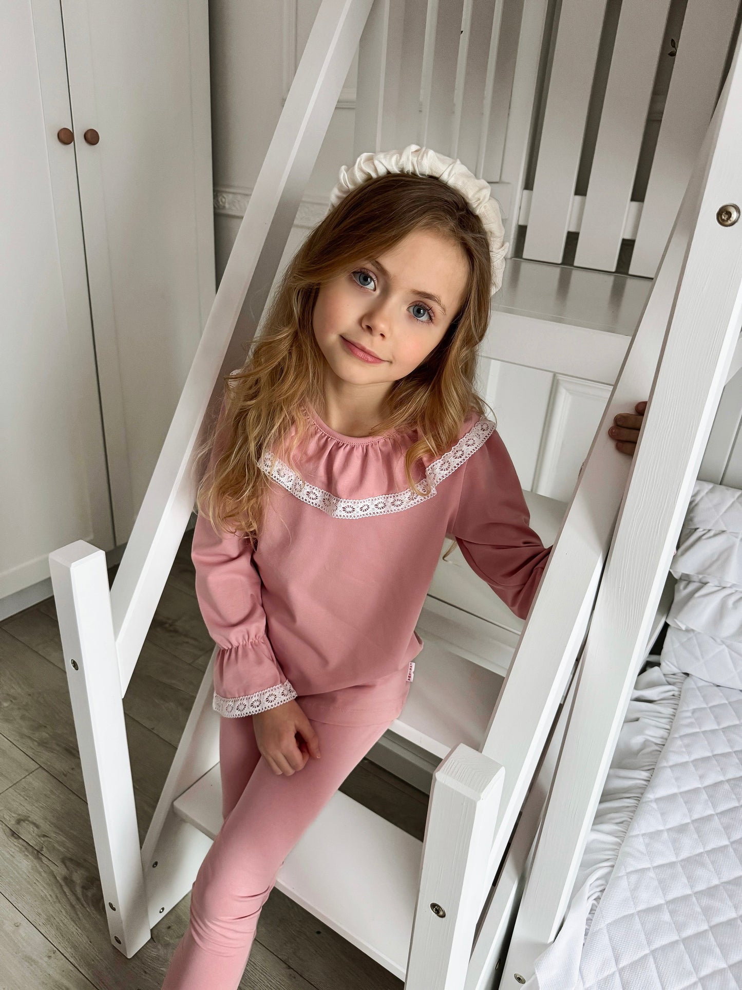 Legginsy Pudrowy Róż