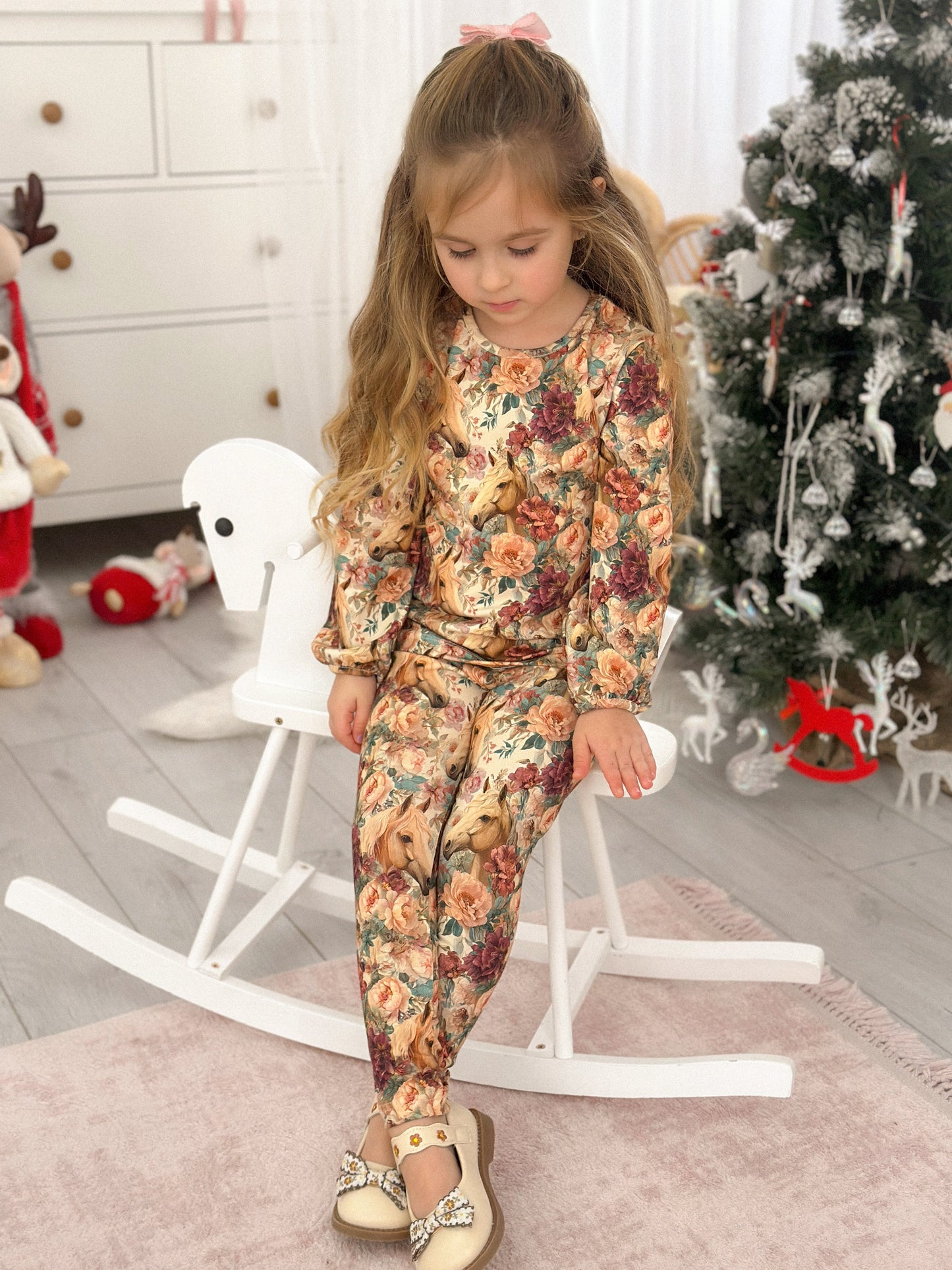 Komplet Koniki w Kwiatach