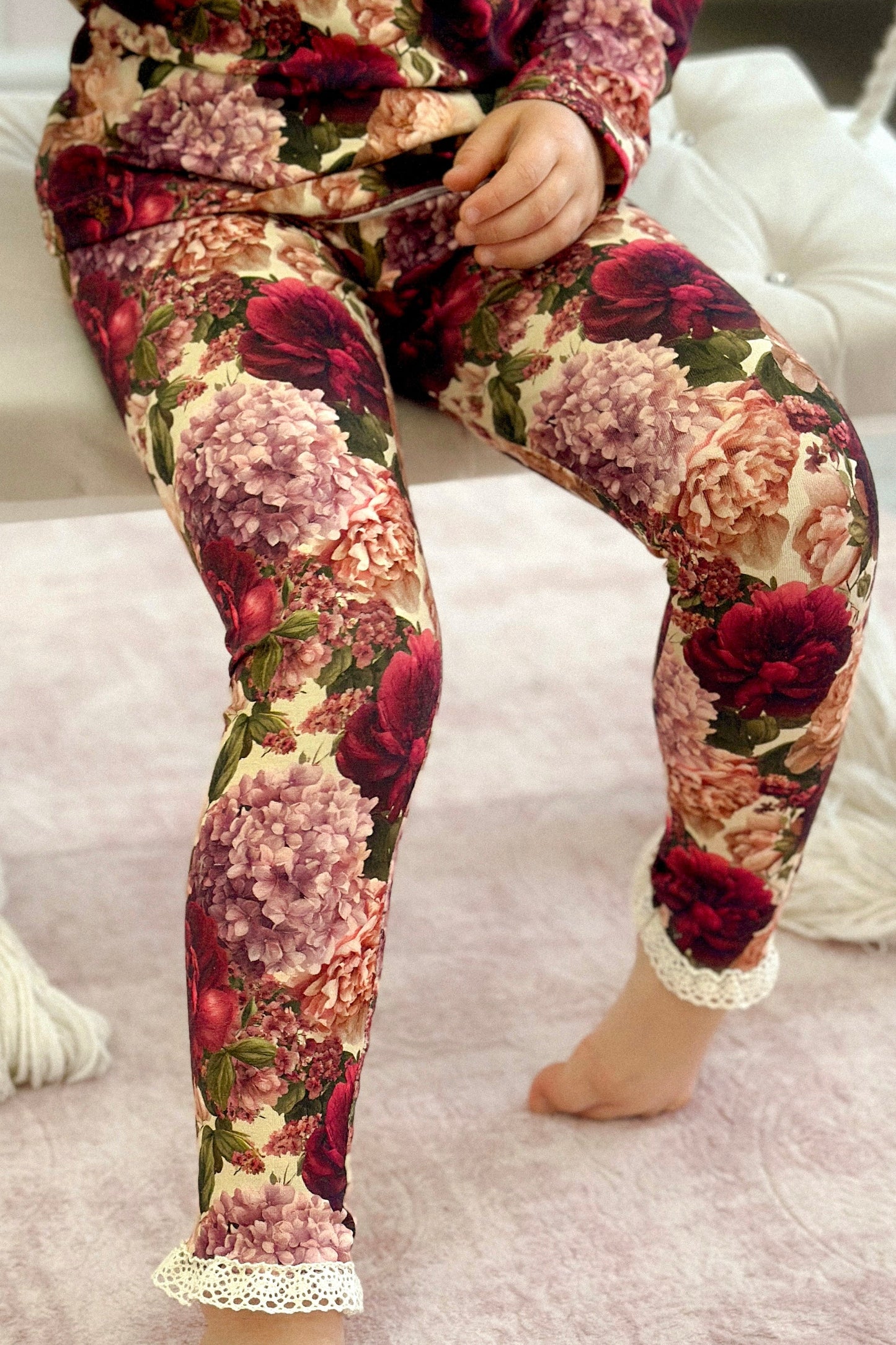 Legginsy Różany Ogród