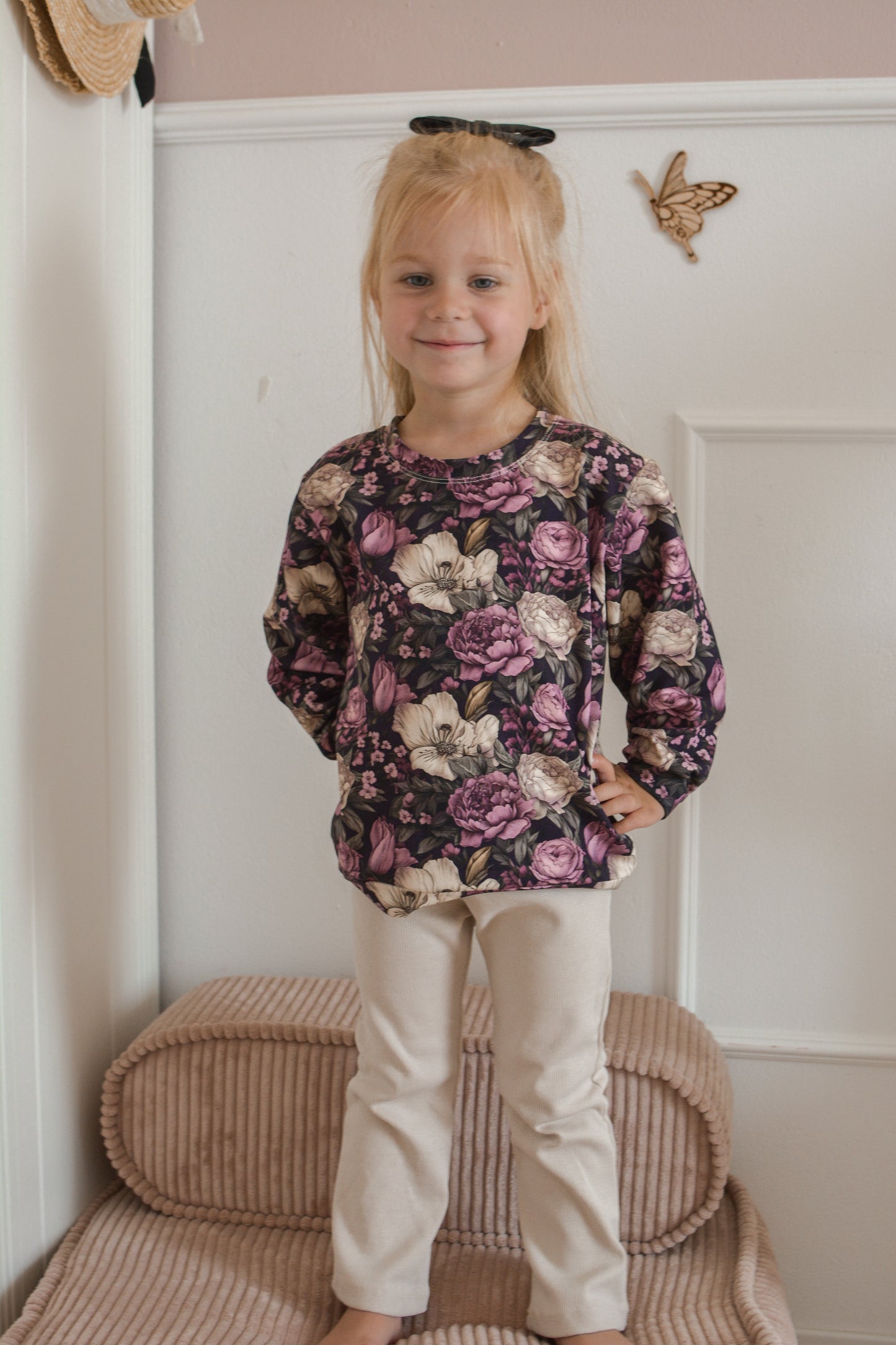 Bluza Fioletowe Peonie