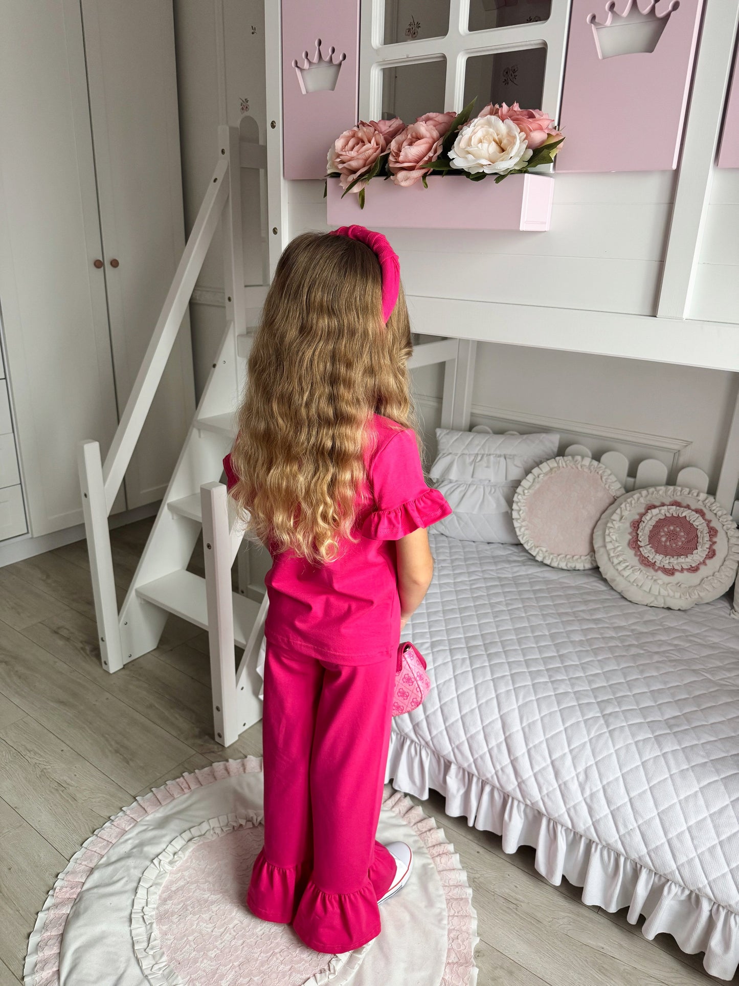 T-shirt Bella Fuksja