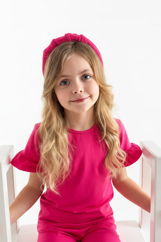 T-shirt Bella Fuksja